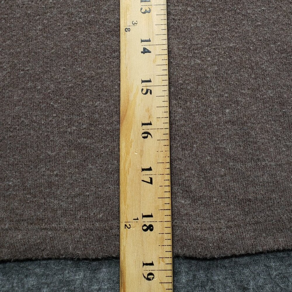 Madewell Cropped Turtleneck Sweater Women’s Medium Brown Cozy Winter Knit - Picture 3 of 7